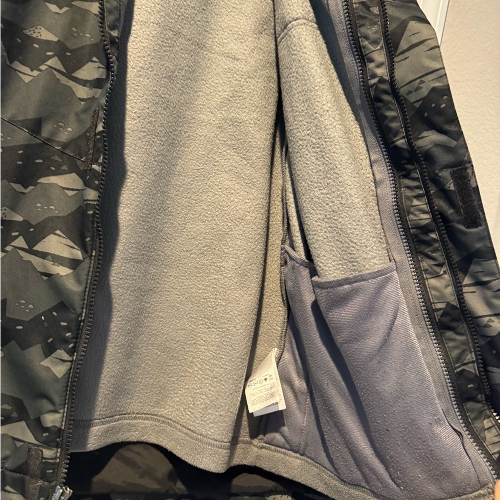 Columbia Youth Boys Camouflage Fleece Interchange Jacket - Picture 3 of 11